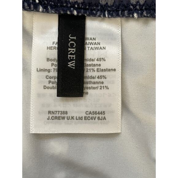 J. Crew Swim Bikini Bottom Multicolor Plaid Seersucker Swimwear - Picture 7 of 8